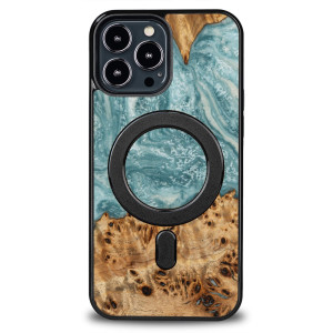 Etui Bewood Unique na iPhone 13 Pro Max - Planets - Uran z MagSafe