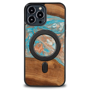 Etui Bewood Unique na iPhone 13 Pro Max - Planets - Saturn z MagSafe