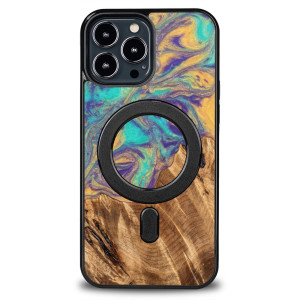 Etui Bewood Unique na iPhone 13 Pro Max - Planets - Merkury z MagSafe