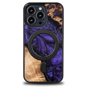 Etui Bewood Unique na iPhone 13 Pro - Violet z MagSafe