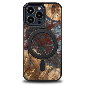 Etui Bewood Unique na iPhone 13 Pro - Planets - Pluton z MagSafe