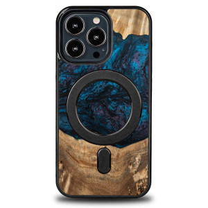 Etui Bewood Unique na iPhone 13 Pro - Planets - Neptun z MagSafe