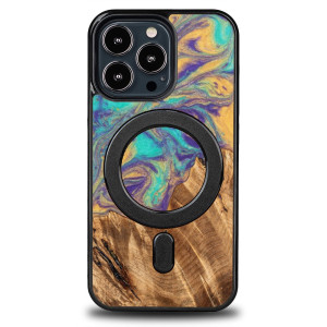 Etui Bewood Unique na iPhone 13 Pro - Planets - Merkury z MagSafe