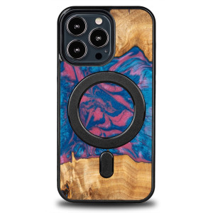 Etui Bewood Unique na iPhone 13 Pro - Neons - Vegas z MagSafe