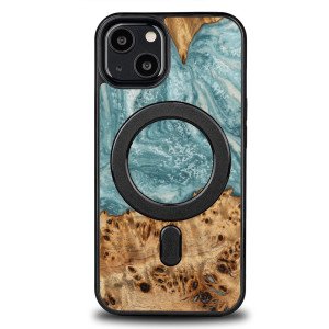 Etui Bewood Unique na iPhone 13 - Planets - Uran z MagSafe