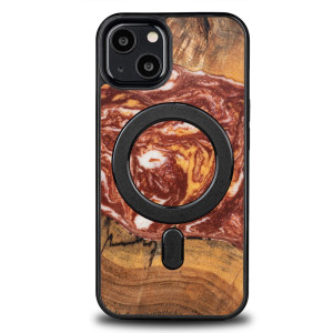 Etui Bewood Unique na iPhone 13 - Planets - Mars z MagSafe
