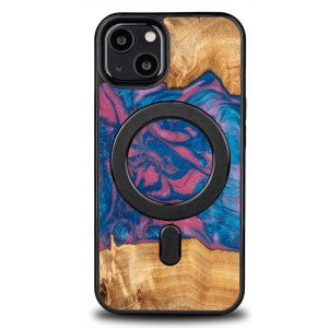 Etui Bewood Unique na iPhone 13 - Neons - Vegas z MagSafe