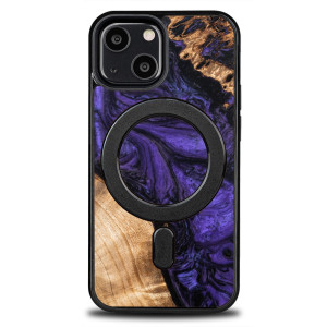 Etui Bewood Unique na iPhone 13 Mini - Violet z MagSafe