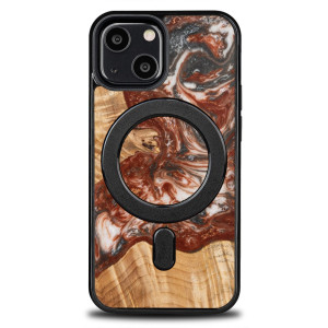 Etui Bewood Unique na iPhone 13 Mini - Planets - Wenus z MagSafe