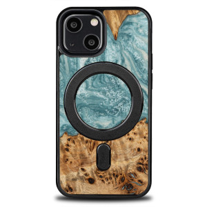 Etui Bewood Unique na iPhone 13 Mini - Planets - Uran z MagSafe