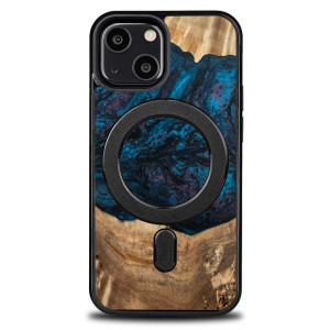 Etui Bewood Unique na iPhone 13 Mini - Planets - Neptun z MagSafe