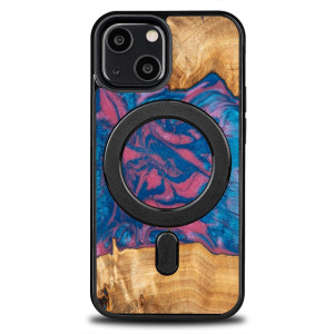 Etui Bewood Unique na iPhone 13 Mini - Neons - Vegas z MagSafe