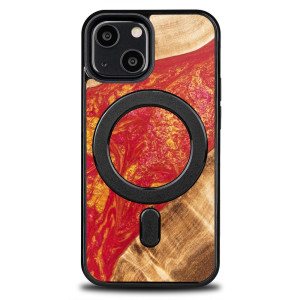 Etui Bewood Unique na iPhone 13 Mini - Neons - Paris z MagSafe