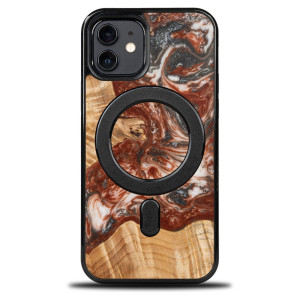 Etui Bewood Unique na iPhone 12 / 12 Pro - Planets - Wenus z MagSafe