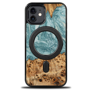 Etui Bewood Unique na iPhone 12 / 12 Pro - Planets - Uran z MagSafe