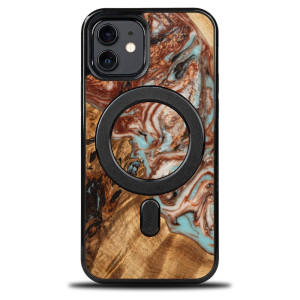 Etui Bewood Unique na iPhone 12 / 12 Pro - Planets - Jowisz z MagSafe