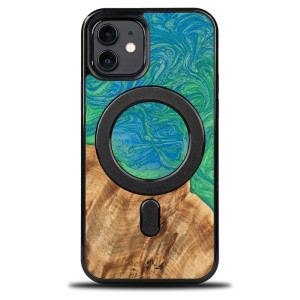 Etui Bewood Unique na iPhone 12 / 12 Pro - Neons - Tokyo z MagSafe