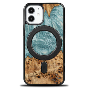Etui Bewood Unique na iPhone 12 Mini - Planets - Uran z MagSafe