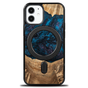 Etui Bewood Unique na iPhone 12 Mini - Planets - Neptun z MagSafe