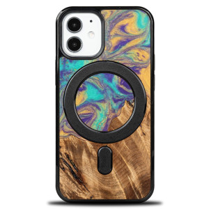 Etui Bewood Unique na iPhone 12 Mini - Planets - Merkury z MagSafe