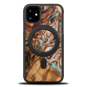 Etui Bewood Unique na iPhone 11 - Planets - Jowisz z MagSafe