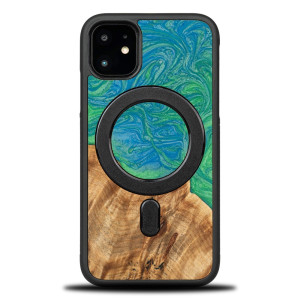 Etui Bewood Unique na iPhone 11 - Neons - Tokyo z MagSafe
