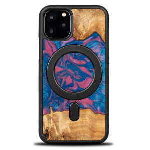 Etui Bewood Unique na iPhone 11 Pro - Neons - Vegas z MagSafe