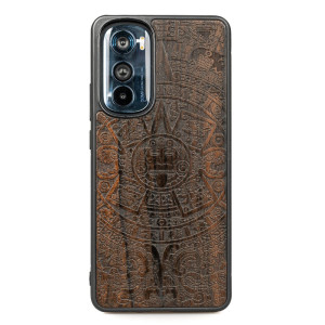 Drewniane Etui Bewood Motorola Edge 30 KALENDARZ AZTECKI ZIRICOTE