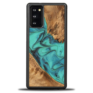 Etui Bewood Unique na Samsung Galaxy Note 20 - Turquoise