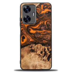 Etui Bewood Unique - Realme C55 - Orange