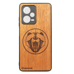 Drewniane Etui Bewood Redmi Note 12 5G NIEDŹWIEDŹ MERBAU