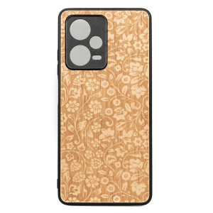 Drewniane Etui Bewood Redmi Note 12 5G KWIATY POLNE ANIEGRE