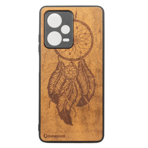 Drewniane Etui Bewood Redmi Note 12 Pro Plus 5G ŁAPACZ SNÓW IMBUIA