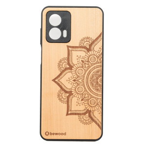 Drewniane Etui Bewood Motorola G53 5G MANDALA JABŁOŃ