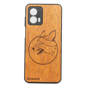 Drewniane Etui Bewood Motorola G53 5G LIS MERBAU