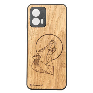 Drewniane Etui Bewood Motorola G73 5G WILK DĄB