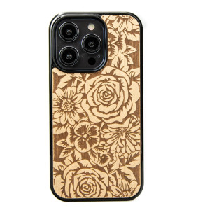 Drewniane Etui Bewood do iPhone 15 Pro RóżE ANIEGRE
