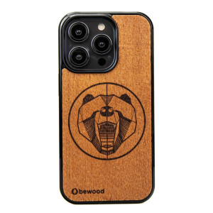 Drewniane Etui Bewood do iPhone 15 Pro NIEDŹWIEDŹ MERBAU
