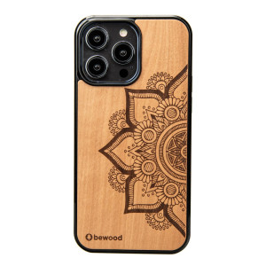 Drewniane Etui Bewood do iPhone 15 Pro Max MANDALA JABŁOŃ
