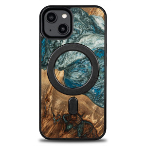 Etui Bewood Unique do iPhone 15 - Planets Ziemia z MagSafe