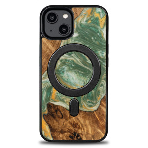 Etui Bewood Unique do iPhone 15 - 4 Żywioły Woda z MagSafe