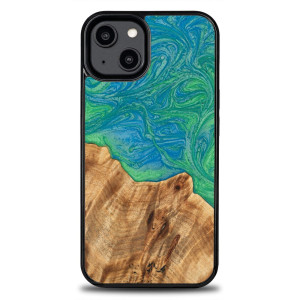 Etui Bewood Unique do iPhone 15 - Neons do Tokyo