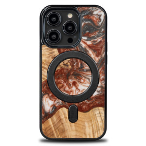 Etui Bewood Unique do iPhone 15 Pro - Planets - Wenus z MagSafe