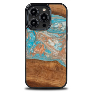 Etui Bewood Unique do iPhone 15 Pro - Planets - Saturn