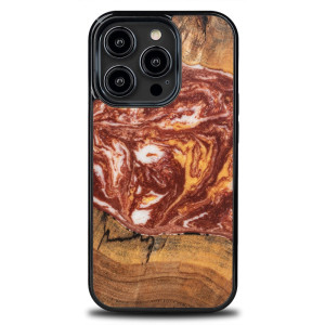 Etui Bewood Unique do iPhone 15 Pro - Planets - Mars