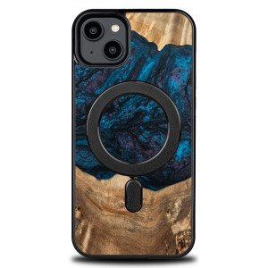 Etui Bewood Unique do iPhone 15 Plus - Planets - Neptun z MagSafe