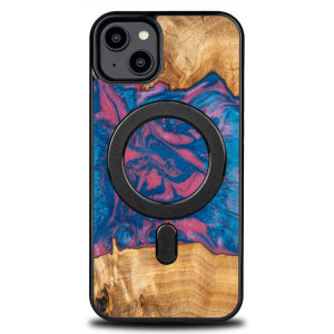 Etui Bewood Unique do iPhone 15 Plus - Neons - Vegas z MagSafe
