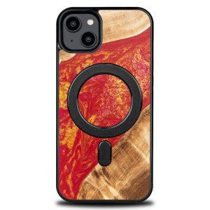 Etui Bewood Unique do iPhone 15 Plus - Neons - Paris z MagSafe