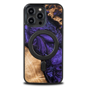 Etui Bewood Unique do iPhone 15 Pro Max - Violet z MagSafe