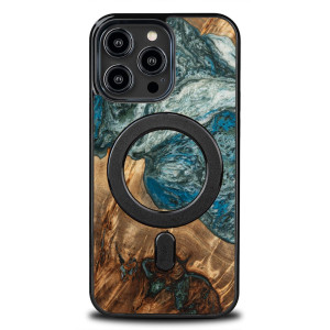 Etui Bewood Unique do iPhone 15 Pro Max - Planets - Ziemia z MagSafe